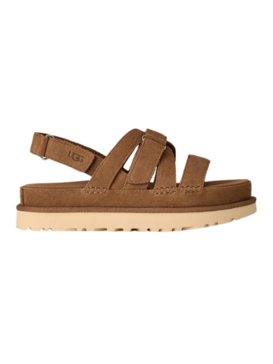 UGG Shoes - Womens UGG Goldenstar Gleam Sandals in Chestnut Suede. 1175122